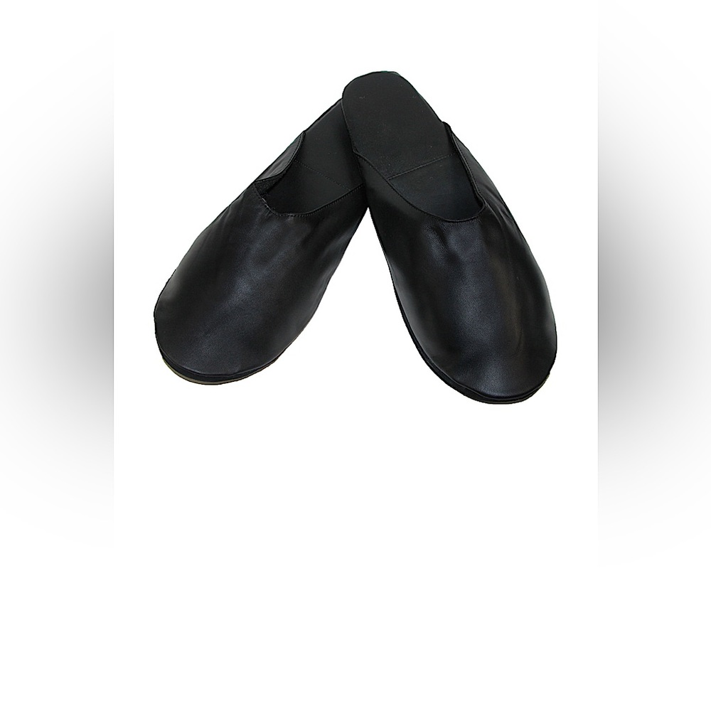 Premium Quality Leather Travel/House Slippers with Case